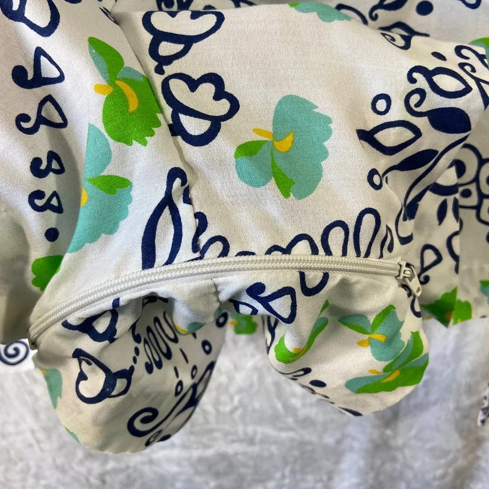 Vintage 60's Romper Culottes Liberty Circle Scooter Dress MOD Pattern Geometric - Picture 7 of 12